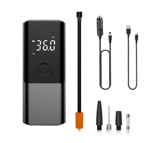 New Magna AirBoost Pro - Portable 12V Tire Inflator Pump | Emergency Car Air Compressor with Case