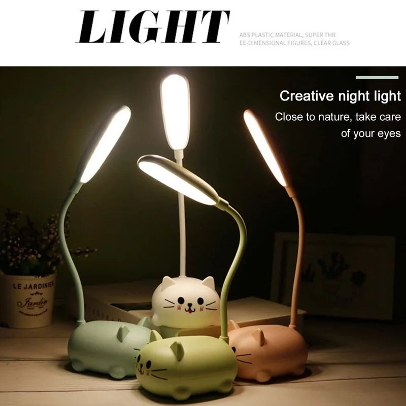 New Magna KittyGlow Pro - USB Rechargeable Cat LED Desk Lamp & Night Light