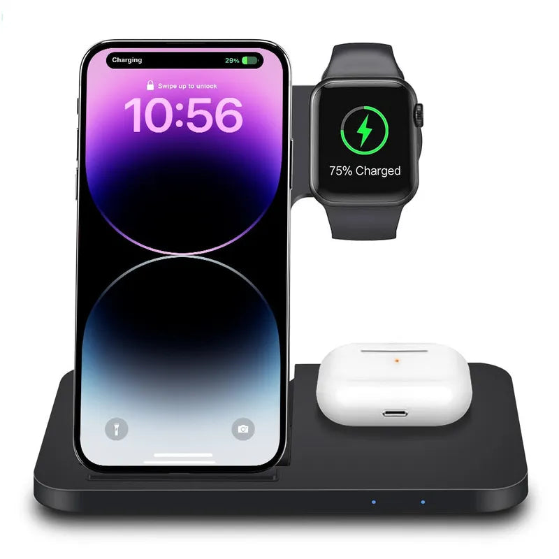 New Magna PowerHub Elite - 3-in-1 Fast Wireless Charging Station & Desk Organizer